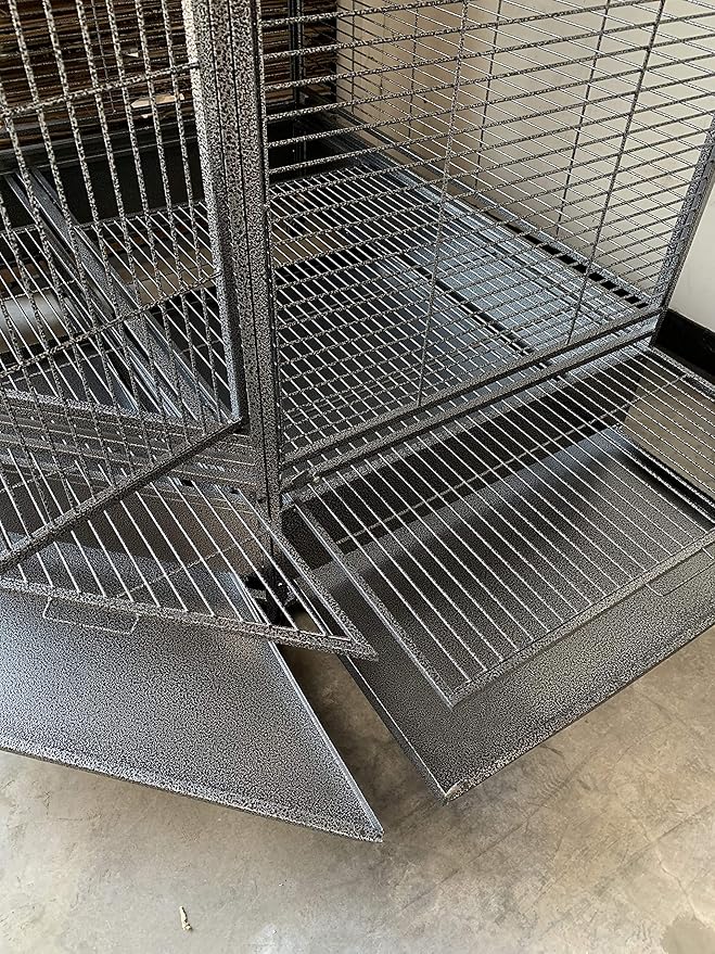 Parrot Escape Jumbo Corner Bird Cage Aviary (X-large)