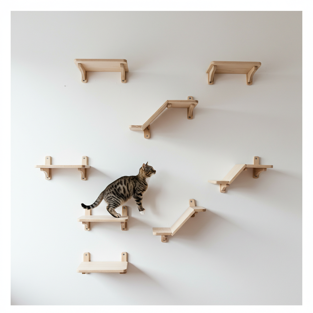 Wall-Mounted Climbers for Cats | Tailvora