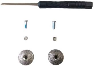 2 Pack Dog Nail Grinder Wheel Replacements, Painless & Safe Diamond Tip Filling Head Replacements Dog Nail Grinder for Casifor (M)