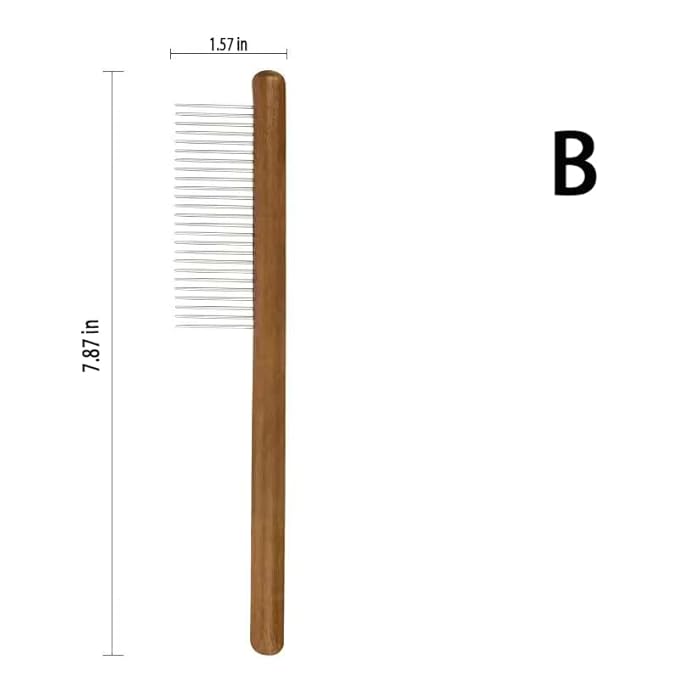 Cat Comb Dog Comb Dog Combs Grooming Matting Professional Grooming Tool for Dog Cat and other pets Cat Combs for Indoor Cats (A)