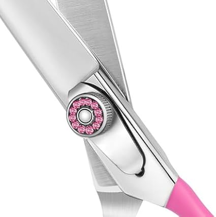 7" Dog Grooming Scissors for Grooming Face and Paws Safety Shears Trimming Cutting Shears for Dog Cat Pet Grooming