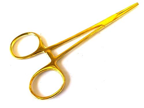 Dog Pet Ear/Nose Hair Puller Grooming Hemostat Locking Forceps Pliers, 5.5" (14cm), Straight