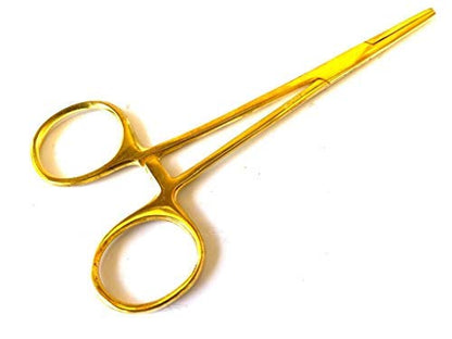 Dog Pet Ear/Nose Hair Puller Grooming Hemostat Locking Forceps Pliers, 5.5" (14cm), Straight