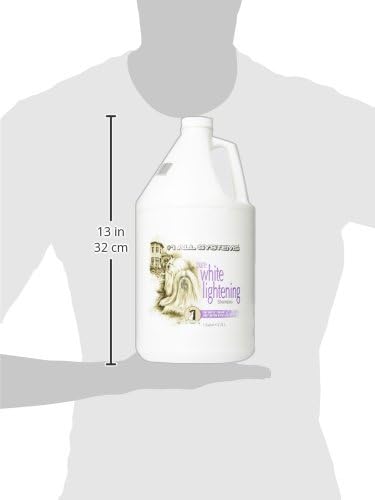 #1 All Systems Pure White Lightening Pet Shampoo, 1-Gallon