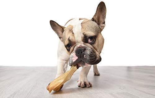 EcoKind Pet Treats Jumbo (6-8 inches Each) Cow Ear Dog Treats - 100% All-Natural Beef Dog Chews - Promotes Dental Health - Durable & Long-Lasting, Free Range Grass Fed Cattle (6 Ears)