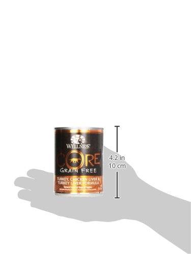 Wellness Core Grain Free Dog Food: Turkey, Chicken Liver, & Turkey Liver Formula, 12.5 oz