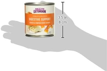 Health Extension Wet Dog Food Chicken & Pumpkin Entrée in Gravy, 9 oz - Digestive Support with Superfoods & Antioxidants for Immune Support (Case of 12 Cans)