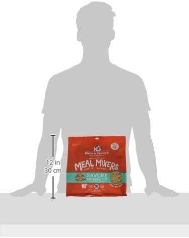 Stella & Chewy's Freeze Dried Raw Savory Salmon & Cod Meal Mixer  Dog Food Topper for Small & Large Breeds  Grain Free, Protein Rich Recipe  18 oz Bag