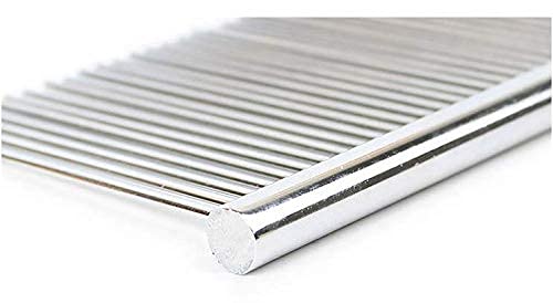 Dog Metal Comb 7.5inch Dogs Dematting Tool Pet Grooming Comb Stainless Steel Teeth Cats Puppy Comb for Removing Hair (S: 19x3cm)