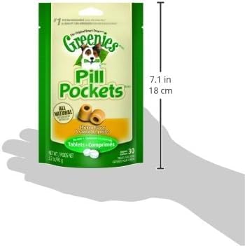 Greenies Pill Pockets Soft Dog Treats, Chicken, Tablet, 3.2 Oz. (Pack Of 6)