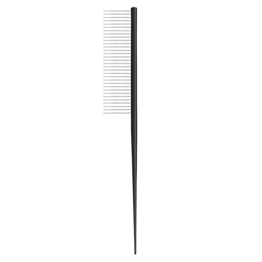 Pet Grooming Comb Rat Tail Comb Cat Hair Trimmer Combs Dog Hairstyle Comb Float Hair Removal Dematting for Cat Dogs Cat Comb Dog Comb Rounded Ends Pet Hair Comb for Home Grooming (One Size,black 3)