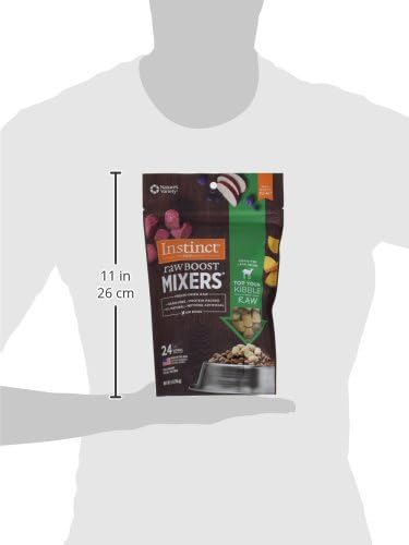 Instinct Raw Boost Mixers Freeze Dried Raw Dog Food Topper, Grain Free Freeze Dried Dog Food Topper 5.5 Ounce (Pack of 1)