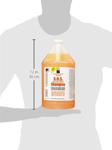 PPP Skunk Odor Shampoo for Dogs & Cats - Eliminates Skunk Odor at The Source with Powerful Deodorizers - 1 Gallon