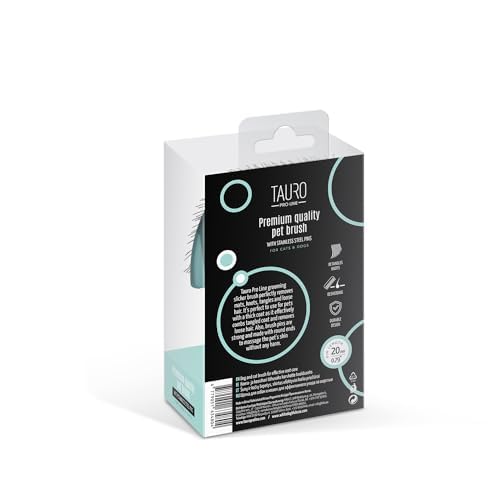 Dog Brush for Shedding Long and Short Hair, Plastic Soft Slicker for Grooming Haired Dogs and Cats, Flexible Cushion and Non-Slip Grip, Rectangular, 4,13 x 6,29 inch, Mint