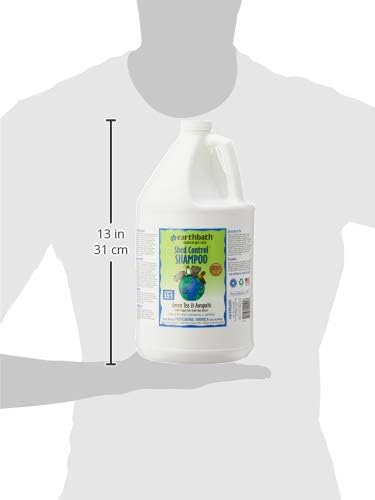 earthbath, Green Tea & Awapuhi Shed Control Dog Shampoo - Cruelty Free Dog Shampoo, Helps Relieve Shedding & Dander, Gentle Dog Wash, Made in USA, Dog Bathing Supplies - 128 Oz (1 Pack)