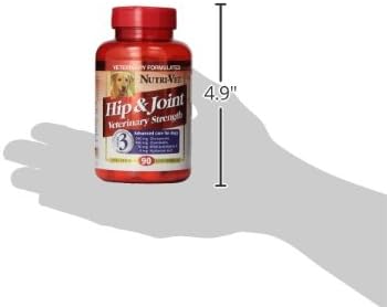 Nutri-Vet Hip & Joint Chewable Dog Supplements - Formulated with Glucosamine & Chondroitin for Dogs - 90 Count (Pack of 2)