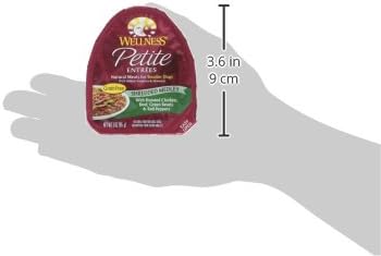 Wellness Natural Pet Food 3 Oz Grain Free Natural Wet Small Breed Roasted chicken, beef, green beans & Red Peppers. (12 Pack), One Size