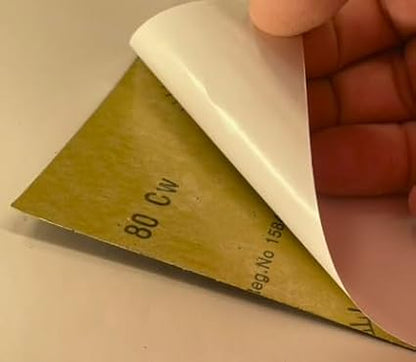 10 - Pack 10.5" x 10.5" 27cm x 27cm Abrasive Sheets Sand Paper 80 grit Replacement Removeable Adhesive Backing Dog Scratch Pad Nails Grinder Trimmers Clipper Board Paw Claw cat k9 Emery File