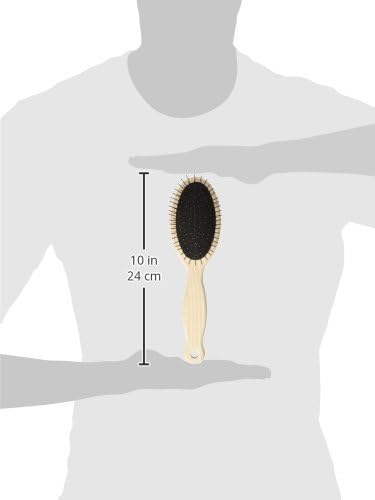 #1 All Systems 27mm Firm Pin Brush, Large, Black