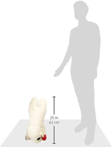 Multipet's Officially Licensed Lamb Chop Jumbo White Plush Dog Toy, 24-Inch