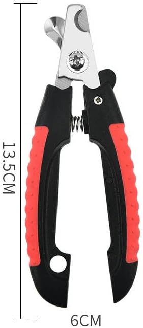 Dogs and Cats Nail Cutter Professional Painless Animal Paw Claw Nail Cutter Scissors Trimmer Cat Dog Pet Nail Clipper for Dogs Cats Pets Professional (red)