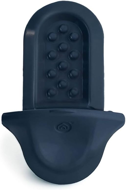 Diggs Groov Crate Training Aid for Puppies - Dog Crate Licking Toy and Puppy Training Aid - Safe, Calming Dog Enrichment Kennel Toy (Navy)