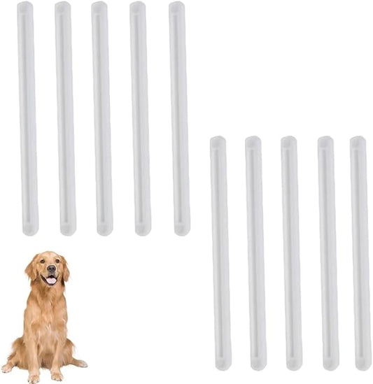 10 Pack Dog Clippers Blade Guide Replacement Spare Parts 35mm Plastic Strip Guides for Andis Oster Wah KM-10 A5 Series Pet Clipper Grooming Kit Trimmer Dogs Cats Electric Shaver Repair White