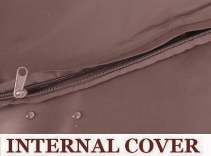 Dogbed4less 1 Pack Internal Duvet Case Waterproof Zipper Dog Bed Cover for Small Medium 35"x20"X4" Memory Foam Pad Pet Bed - 39"X24" Flat