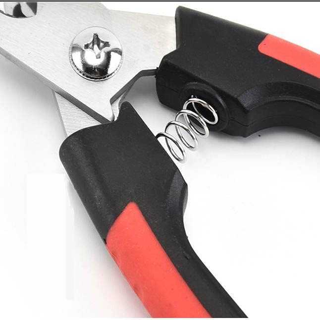 Dogs and Cats Nail Cutter Professional Painless Animal Paw Claw Nail Cutter Scissors Trimmer Cat Dog Pet Nail Clipper for Dogs Cats Pets Professional (red)