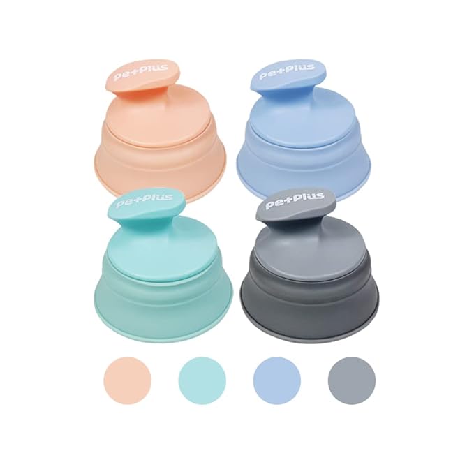 Cat Dog Brush | Pet Grooming | Cat Dog Shampoo Brush | Self Cleaning, Deshedding Brush, Only Remove Loose Fur While Massaging | Anxiety Calming Korean Made