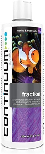 Continuum Aquatics Fraction Water Conditioner for Freshwater & Marine Aquariums – Removes Ammonia, Chlorine & Chloramines – Supports Aquarium Balance – Advanced Water Treatment, 20L