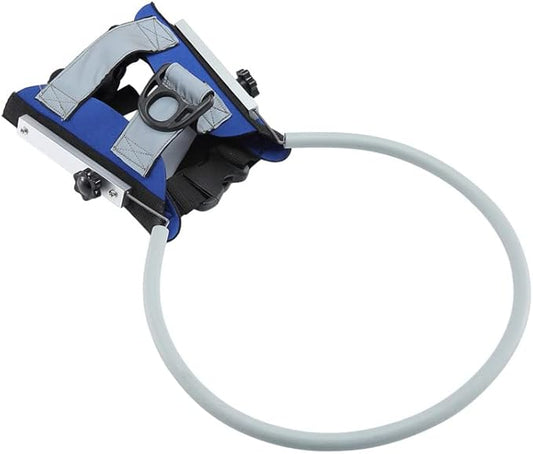 Dog Ring Harness with D-Ring, Lightweight Blind Dog Assistance Device, Visually Impaired Accessory for Dogs BlueUp Medium