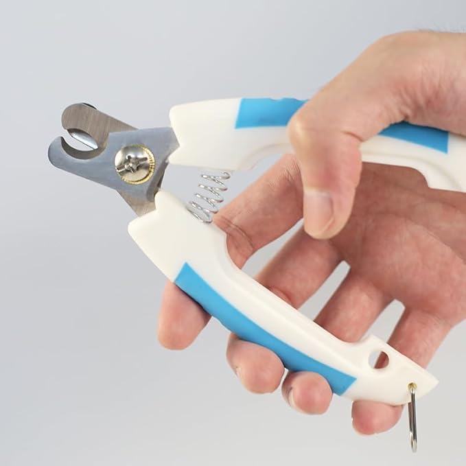 KUOUDOM Professional Dog Nail Trimmer - Nail Clippers & Supplies for Grooming - Dog Claw Care for Small & Large Khaki - Standard, 6" x 2"