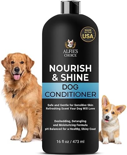 Dog Conditioner for Itchy Skin & Detangling  Calming & Moisturizing Formula with Lavender, Rosemary & Vitamin E  Softens Coat & Eases Brushing  Hypoallergenic  16 fl oz