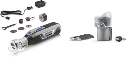 Dremel PawControl Dog Nail Grinder and Trimmer- Safe & Humane Pet Grooming Tool Kit & AT01-PGK Pet Grooming Nail Guard Attachment