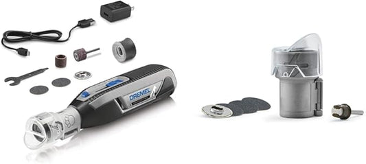 Dremel PawControl Dog Nail Grinder and Trimmer- Safe & Humane Pet Grooming Tool Kit & AT01-PGK Pet Grooming Nail Guard Attachment