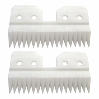 2pcs 18Teeth Ceramic Blade Fast Feed Clippers Replacement Blades for A5 Grooming Cutter Series, 18Teeth Andis Blade Parts (3F/3FC, 4F/4FC, 5F,/5FC, 7F/7FC, 3#, 4#, 5#,7#, 8.5#, 9#, 10#)