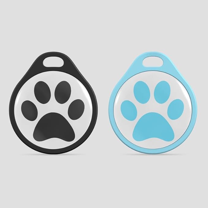 ADVENTUREMORE AIR Pet ID Tag-2pcs QR Code Tag & Smart ID Tag Small Personalized Name Plate with Online Profile - Dog Cat Tag Scan QR Receive Instant Pet Location Alert Email