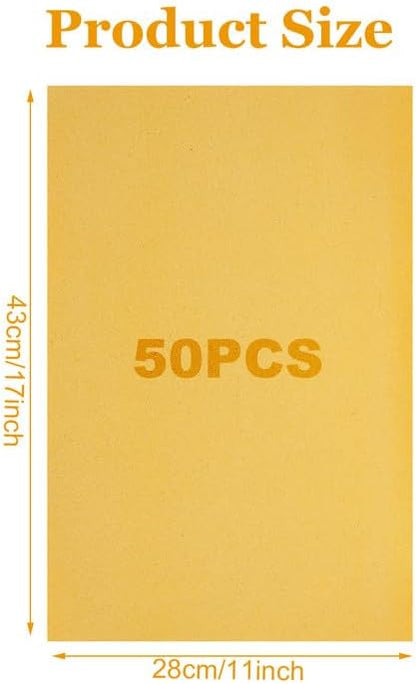 50 Pcs Gravel Liner Paper for Bird Cage, 11" x 17" Bird Cage Liner, Easy Clean Pet Grinding Sandpaper for Bird Cage