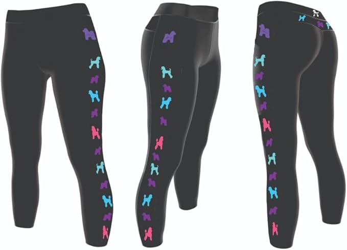 Dog Grooming Legging Sarasota Shears Groomer Apparel Signature Series Dog Breed Leggings