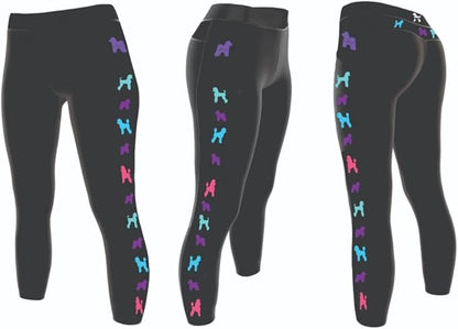 Dog Grooming Legging Sarasota Shears Groomer Apparel Signature Series Dog Breed Leggings