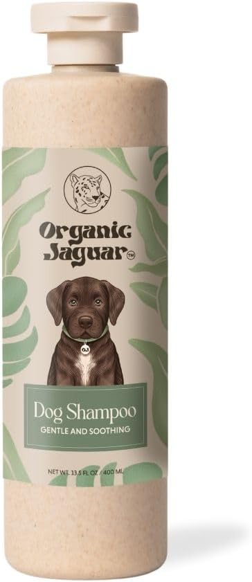 Natural Dog Shampoo  Hypoallergenic, Moisturizing, & Soothing for Sensitive Skin  All-Natural, Chemical-Free, Vegan, Cruelty-Free  Safe for Puppies & Dogs of All Breeds