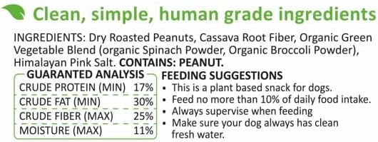 Peanut Butter Dog Treat Bars for Dogs, 0.7 Ounce, 16-Pack (Greens). 100% All Natural Dog Treat Made in The USA. Pill Pocket, Snuffle mat Treat