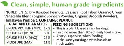 Peanut Butter Dog Treat Bars for Dogs, 0.7 Ounce, 16-Pack (Greens). 100% All Natural Dog Treat Made in The USA. Pill Pocket, Snuffle mat Treat