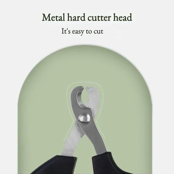 Dog Nail Trimmers and Cat Nail Clipper Set - Professional Dog Nail Clippers for Small Breeds, Heavy Duty Pet Trimmers, Safe Cat Claw Clippers, Ideal for Cats, Dogs, Puppies, (Orange/Light Blue)