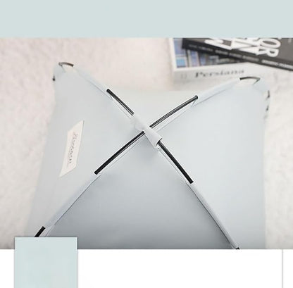 Cute Cat Teepee Cave, Cat Tent Foldable Indoor Outdoor with Thick Mat,Puppy Bed Tent,Bunny Pet Tent Teepee,Portable Dog House Teepee Tent, Cat Bed,Dog Bed Tent,Puppy Bunny,Pet Tent Teepee (J, M)