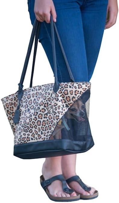 Pet Gear Tote/Sling Carrier for Cats/Dogs, Storage Pocket, Removable Washable Liner, Zippered Top and Mesh Windows, 2 Models, 6 Colors