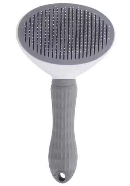 Brush Cat and Dog for shedding Gromming Cat brushes for indoor Cats Dog slickers cat fur brush cat comb with Release Button Dog Gromming Brush pet brush for semi short to semi long,, 7.84