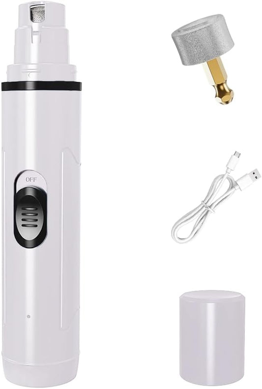 Pet Armor Grinding Dog Nail Grinder, Rechargeable Dog Nail Trimmer, Suitable for Large, Medium and Small Dogs, Upgraded Professional Electric Pet Claw Beauty, Quiet Dog Beauty Tool