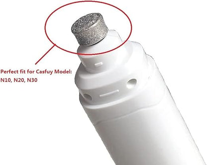 2 Pack Replacement Grinding Wheels/Heads/Bits for Casfuy All Models (Except N90), LuckyTail and Most Brands' Cat/Pet/Dog Nail Grinders, Highly Efficient, Safe and Reliable